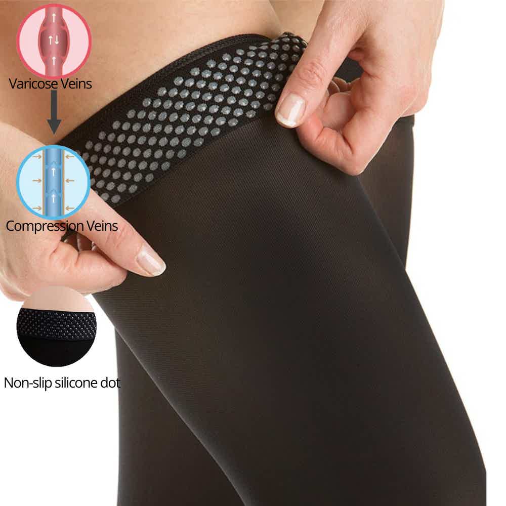 Thigh High CloseToe Compression Socks Joocla